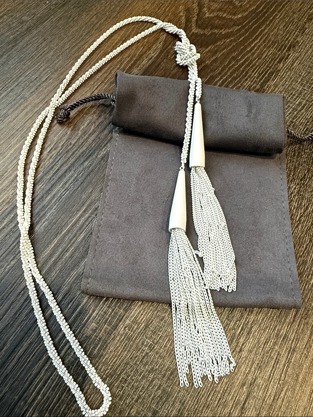 Kendra Scott White Matte Phara Tassel